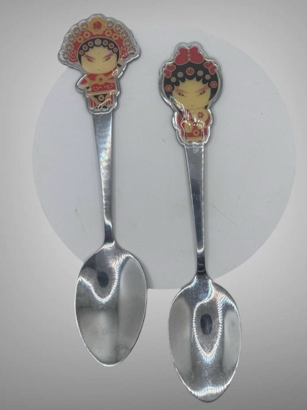 BEIJING OPERA HOUSE ART COLLECTIBLE SPOONS